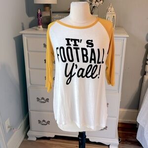 Its Football Yall Baseball Tee Comfy Shirt